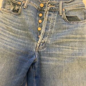 MOTHER Jeans size 27 high waisted double hiker